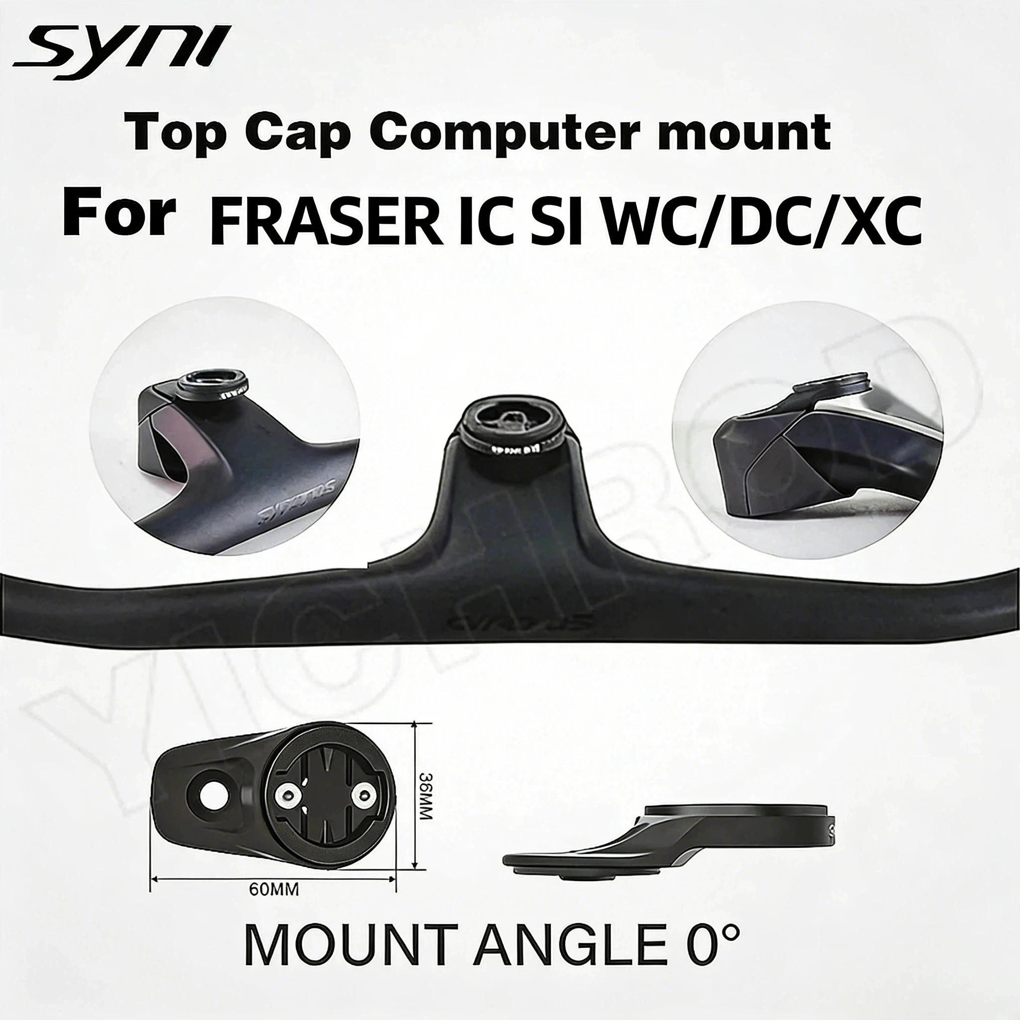 Phone Mount Handlebar - SYNC XC 탑 캡 컴퓨터 마운트