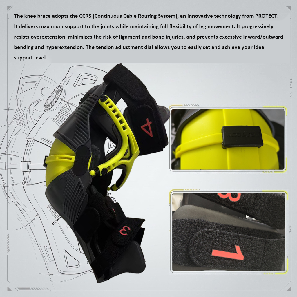 Motorcycle Gear For Sale - 조절 가능한 모토크로스 무릎 보호대 젤
