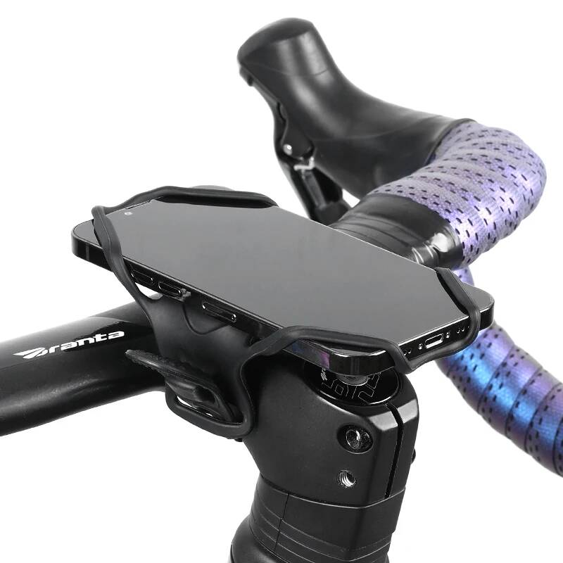 Phone Mount Handlebar - 유니버설 실리콘 자전거 오토바이 핸들바 휴대폰