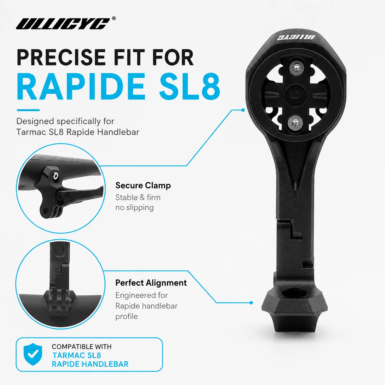 Phone Mount Handlebar - ULLICYC SL8 Rapide 통합 핸들바 컴퓨터