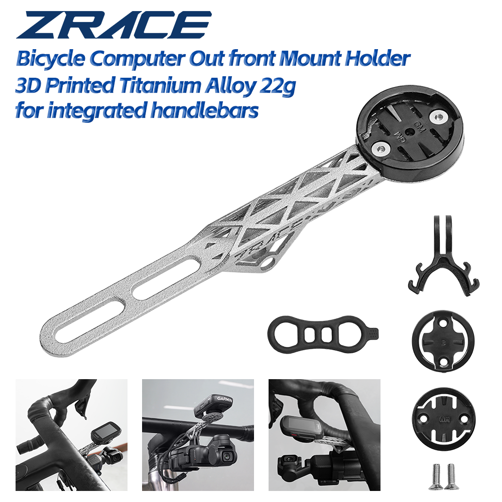 Phone Mount Handlebar - ZRACE 3D 프린팅 티타늄 자전거 컴퓨터