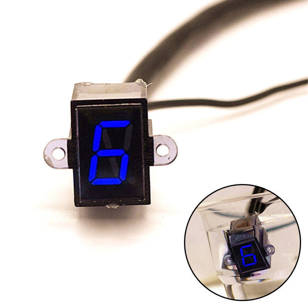 06단 변속용 LED 오토바이 기어 표시기 투명한 파란 - Motorcycle Gear Blue 리뷰 및 가격