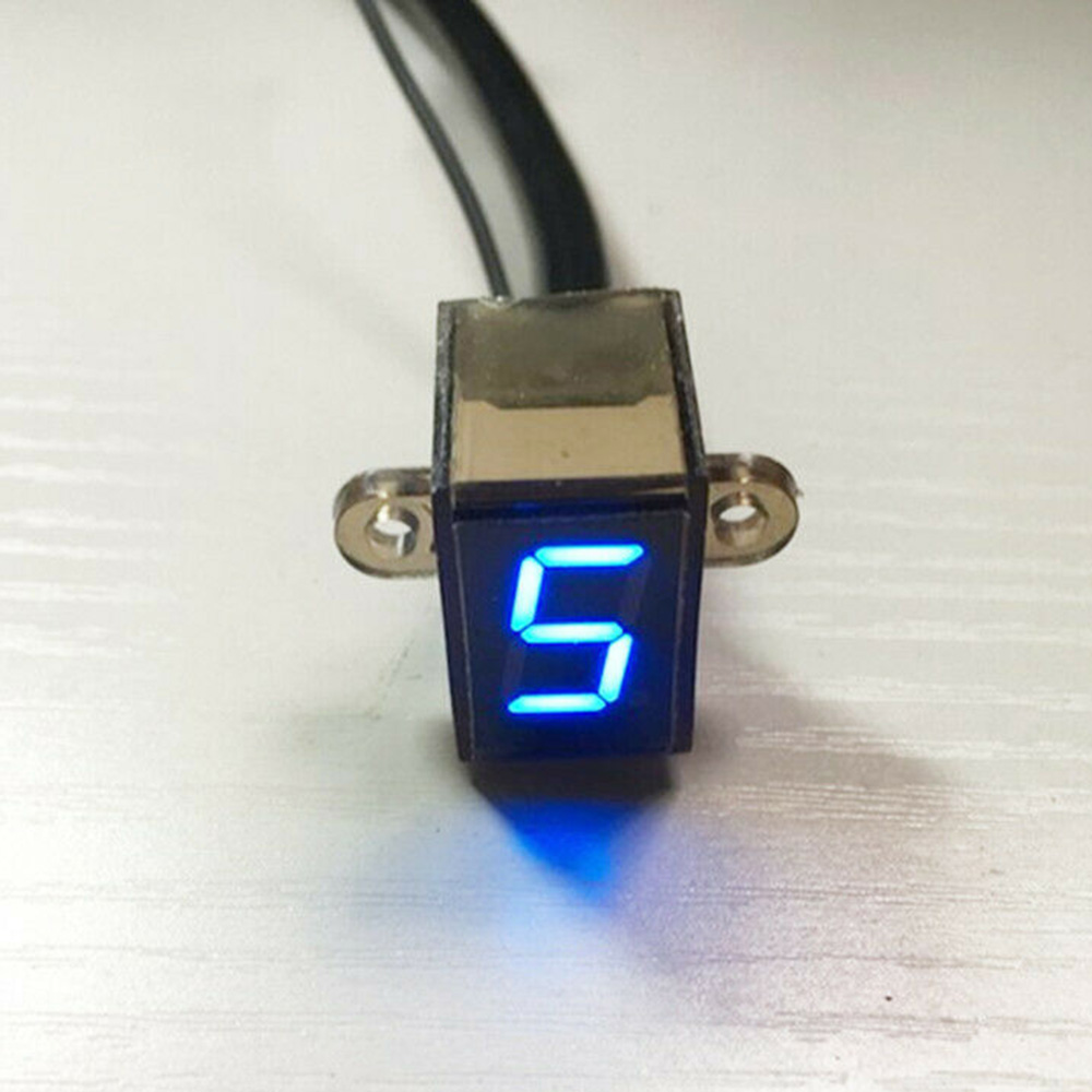 06단 변속용 LED 오토바이 기어 표시기 투명한 파란 - Motorcycle Gear Blue 리뷰 및 가격