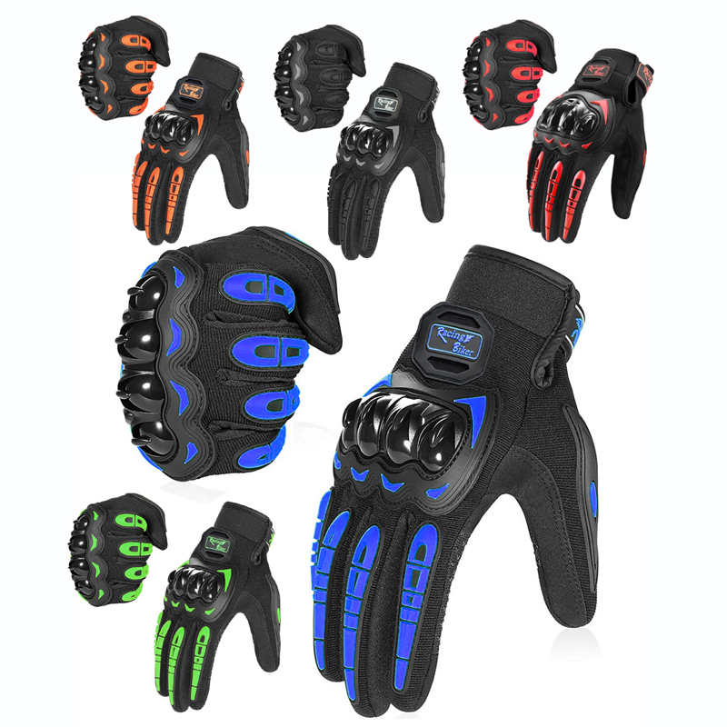 남성용 여름 오토바이 레이싱 장갑 통기성 블루 레드 모 - Motorcycle Gear Blue 리뷰 및 가격