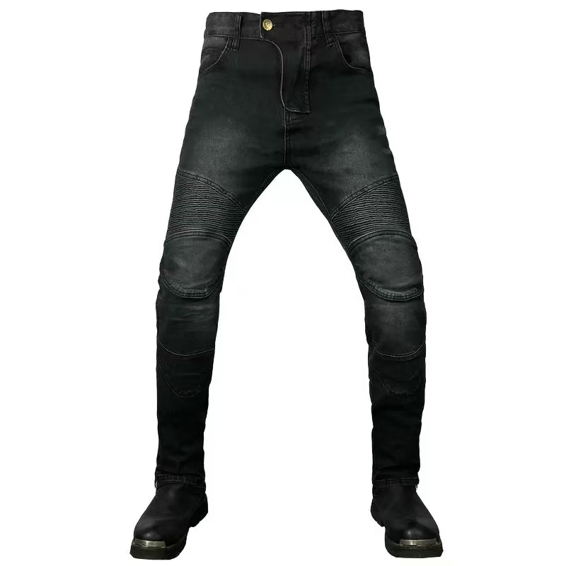 남성용 모토크로스 블랙 그레이 바지, 탈착식 CE 갑옷 - Motorcycle Gear Blue 리뷰 및 가격