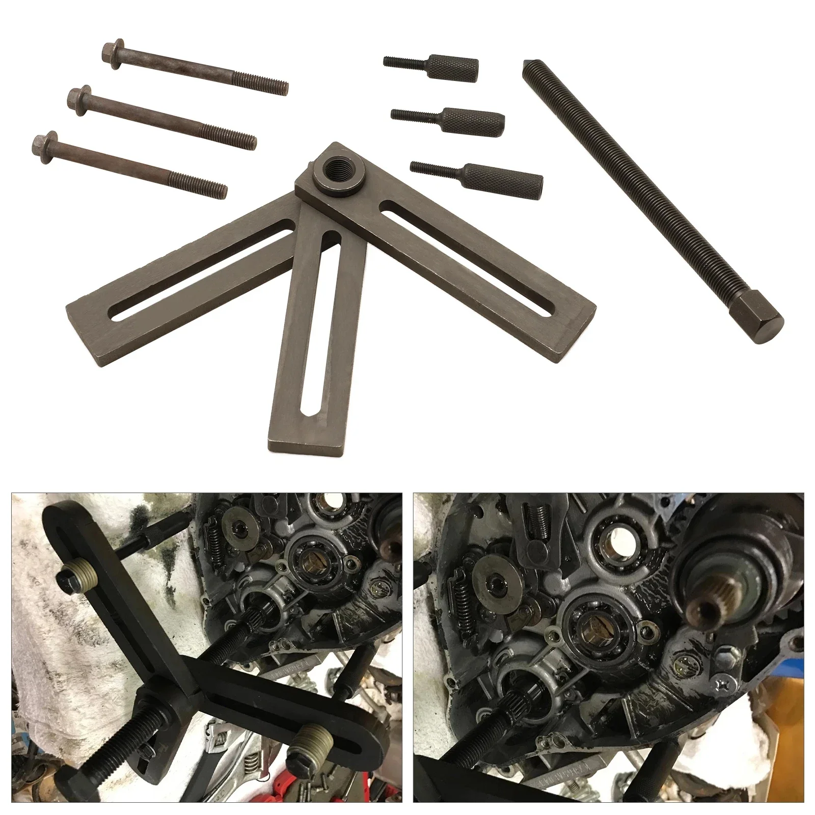 오토바이 크랭크 샤프트 분리기 리무버 풀러 렌치 도구  - Motorcycle Gearbox 리뷰 및 가격
