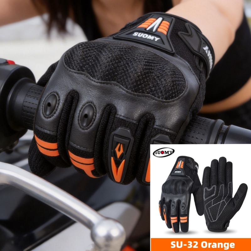 SUOMY 여름용 오토바이 장갑 풀핑거 풀팜 논슬립 모 - Xxl Motorcycle Gear 리뷰 및 가격