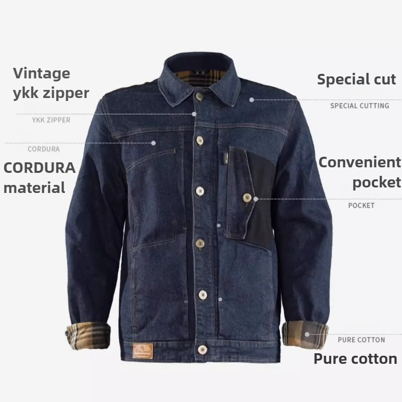 레트로 오토바이 청바지 블루 라이딩 진 4CE 보호 장 - Motorcycle Gear Blue 리뷰 및 가격
